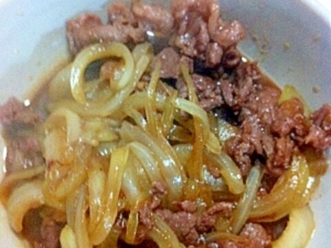 肉うどんや牛卵とじ丼などに最適？牛肉の甘辛煮